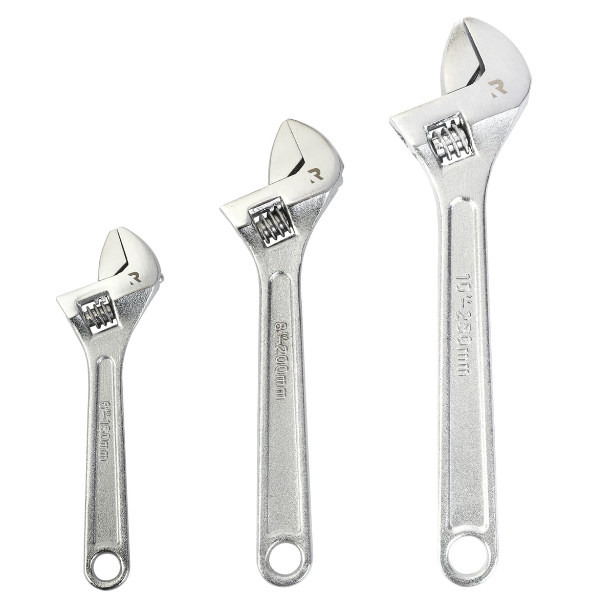 Rikä 3 Piece Adjustable Spanner Set | 150mm | 200mm | 250mm